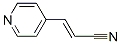 2-Propenenitrile,3-(4-pyridinyl)-,(2E)-(9CI)