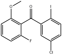 (5-CHLORO-2-IODOPHENYL)(2-FLUORO-6-METHOXYPHENYL)METHANONE