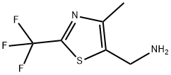 [4-Methyl-2-(trifluoroMethyl)-1,3-thiazol-5-
yl]MethanaMine Struktur