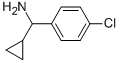 (4-CHLOROPHENYL)(CYCLOPROPYL)METHYLAMINE Struktur