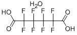 PERFLUOROADIPIC ACID HYDRATE Struktur