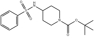 1-BOC-4-benzenesulfonaMidopiperidine Struktur