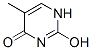 4(1H)-Pyrimidinone, 2-hydroxy-5-methyl- (9CI) Struktur