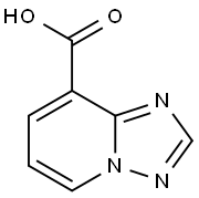 [1,2,4]トリアゾロ[1,5-A]ピリジン-8-カルボン酸 化學(xué)構(gòu)造式
