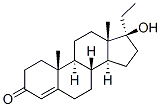 17-ethyl-17-hydroxy-10,13-dimethyl-2,6,7,8,9,11,12,14,15,16-decahydro-1H-cyclopenta[a]phenanthren-3-one Struktur