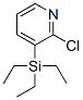 Pyridine, 2-chloro-3-(triethylsilyl)- (9CI) Struktur