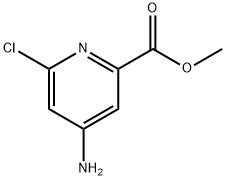 methyl 4-amino-6-chloropicolinate Struktur