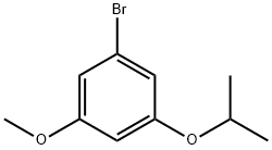 1-BroMo-3-isopropoxy-5-Methoxybenzene Struktur