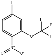 4-Fluoro-1-nitro-2-(trifluoromethoxy)benzene Struktur