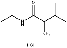 2-Amino-N-ethyl-3-methylbutanamide hydrochloride Struktur