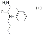 2-Amino-N-butyl-3-phenylpropanamide hydrochloride Struktur