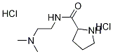 N-[2-(Dimethylamino)ethyl]-2-pyrrolidinecarboxamide dihydrochloride Struktur