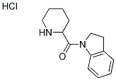 2,3-Dihydro-1H-indol-1-yl(2-piperidinyl)methanonehydrochloride Struktur