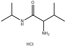 2-Amino-N-isopropyl-3-methylbutanamidehydrochloride Struktur