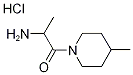 2-Amino-1-(4-methyl-1-piperidinyl)-1-propanonehydrochloride Struktur