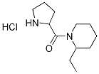 (2-Ethyl-1-piperidinyl)(2-pyrrolidinyl)methanonehydrochloride Struktur