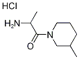 2-Amino-1-(3-methyl-1-piperidinyl)-1-propanonehydrochloride Struktur