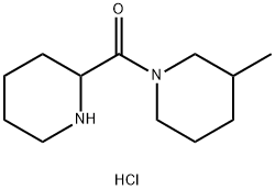 (3-Methyl-1-piperidinyl)(2-piperidinyl)methanonehydrochloride Struktur