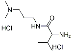 2-Amino-N-[3-(dimethylamino)propyl]-3-methylbutanamide dihydrochloride Struktur