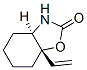 2(3H)-Benzoxazolone,7a-ethenylhexahydro-,trans-(9CI) Struktur