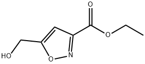 ETHYL 5-(HYDROXYMETHYL)ISOXAZOLE-3-CARBOXYLATE Struktur