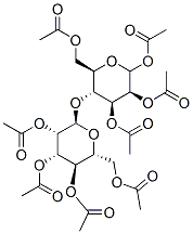 4-O-(2,3,4,6-Tetra-O-acetyl-α-D-mannopyranosyl)-D-mannopyranose Tetraacetate Struktur