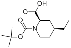 4-ETHYL-PIPERIDINE-1,2-DICARBOXYLIC ACID 1-TERT-BUTYL ESTER Struktur