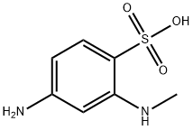 2-AMINO-4-METHYLAMINOBENZENE SULFONIC ACID Struktur