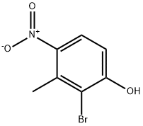 2-BROMO-3-METHYL-4-NITROPHENOL Struktur