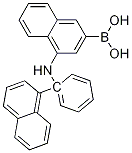 Boronic acid, B-[4-(1-naphthalenylphenylaMino)-1-naphthalenyl]- Struktur