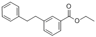 BENZOIC ACID,3-(2-PHENYLETHYL)-,ETHYL ESTER Struktur