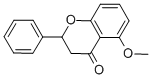 5-Methoxyflavanone Struktur