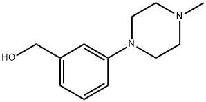 3-(4-METHYLPIPERAZIN-1-YL)PHENYL]METHANOL Struktur