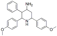 2,6-Bis(4-methoxyphenyl)-3-phenyl-4-piperidinamine Struktur