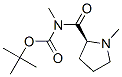 (R)-N-BOC-N,N-DIMETHYL-L-PROLINAMIDE Struktur