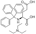 N-TRITYL-L-GLUTAMIC ACID, TRIETHYLAMMONIUM SALT (1:2) Struktur