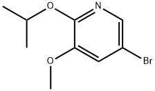 5-bromo-2-isopropoxy-3-methoxypyridine Struktur