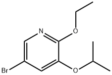 5-broMo-2-ethoxy-3-isopropoxypyridine Struktur