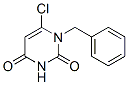 2,4(1H,3H)-Pyrimidinedione, 6-chloro-1-(phenylmethyl)- Struktur