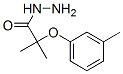 2-methyl-2-(3-methylphenoxy)propanehydrazide Struktur