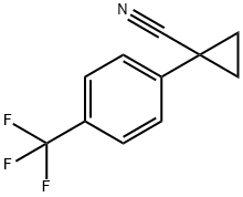 1-[4-(trifluoroMethyl)phenyl]cyclopropane-1-
carbonitrile Struktur