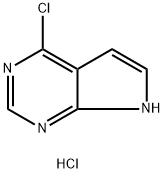 6-Chloro-7-deazapurine Hydrochloride Struktur