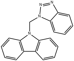 9-(1H-BENZOTRIAZOL-1-YLMETHYL)-9H-CARBAZOLE Struktur