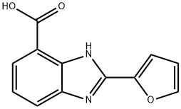 2-FURAN-2-YL-3H-BENZOIMIDAZOLE-4-CARBOXYLIC ACID Struktur