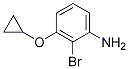 2-BROMO-3-CYCLOPROPOXYANILINE Struktur