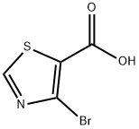 4-bromothiazole-5-carboxylic acid Struktur