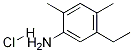 5-ethyl-2,4-dimethylaniline hydrochloride Struktur