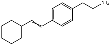 2-[4-(2-CYCLOHEXYL-VINYL)-PHENYL]-ETHYLAMINE Struktur