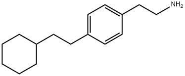 2-[4-(2-CYCLOHEXYL-ETHYL)-PHENYL]-ETHYLAMINE Struktur