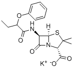 PROPICILLIN POTASSIUM Struktur